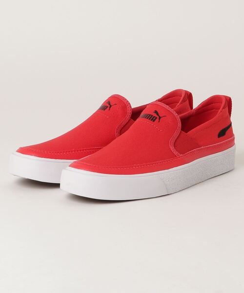 PUMA(プーマ)の「PUMA/プーマ バリ Z スリッポン スニーカー 380141(スニーカー・レディース・ブラック×ブラック/レッド系その他2/グレー×ホワイト・26.0cm/27.0cm/24.0cm/28.0cm/25.0cm/23.0cm)」の1枚目の写真