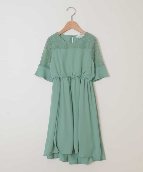 セール 140 150 セレモニースタイル レースワンピース ドレス A V V アーヴェヴェ のファッション通販 Zozotown