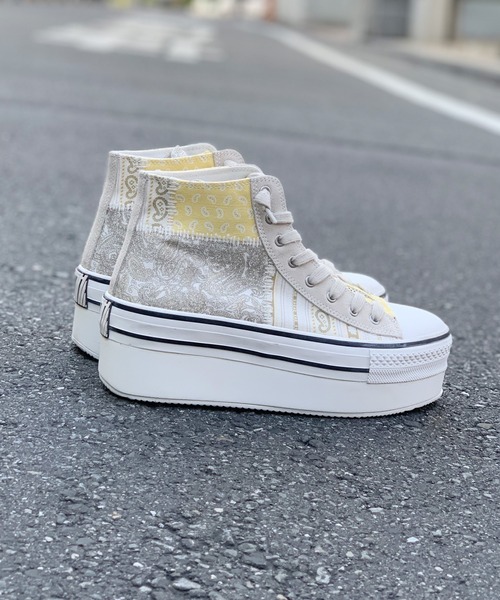 ASH（アッシュ）の「【JAGGER PATCHWORK】WH/C 厚底スニーカー（スニーカー・レディース・ホワイト・37/40/39/35/36/38）」の6枚目の写真