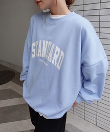 CORNERS | カレッジロゴオーバーサイズトレーナー(スウェット)
