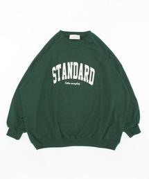 サイドスリットビッグカレッジスウェット