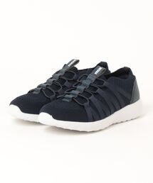 moz(モズ)超軽量ニットゴム紐レースアップスニーカー