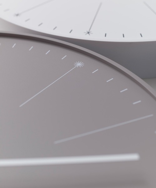 Lemnos（レムノス）の「【レムノス lemnos】dandelion(NL14-11) ダンデライオン（掛け時計・レディース・ホワイト/ベージュ/グレー・FREE）」の8枚目の写真