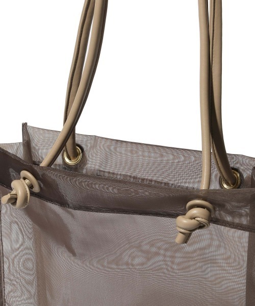 Heather(ヘザー)の「チュールトートSET 934957(トートバッグ・レディース・ホワイト系その他/ブラウン系その他・ONESIZE)」の12枚目の写真