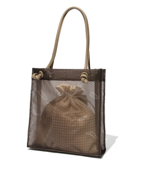 Heather(ヘザー)の「チュールトートSET 934957(トートバッグ・レディース・ホワイト系その他/ブラウン系その他・ONESIZE)」の18枚目の写真