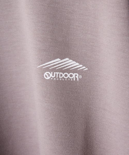 OUTDOOR PRODUCTS APPAREL(アウトドアプロダクツアパレル)の「袖エンボスロゴ 防シワトレーナー/スウェット UVカット 袖プリント ワンポイントブランドロゴ(スウェット・メンズ・ホワイト/ブラック/パープル・MEDIUM/LARGE/X-LARGE)」の13枚目の写真
