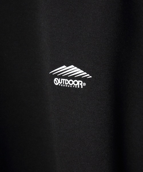 OUTDOOR PRODUCTS APPAREL(アウトドアプロダクツアパレル)の「袖エンボスロゴ 防シワトレーナー/スウェット UVカット 袖プリント ワンポイントブランドロゴ(スウェット・メンズ・ホワイト/ブラック/パープル・MEDIUM/LARGE/X-LARGE)」の12枚目の写真