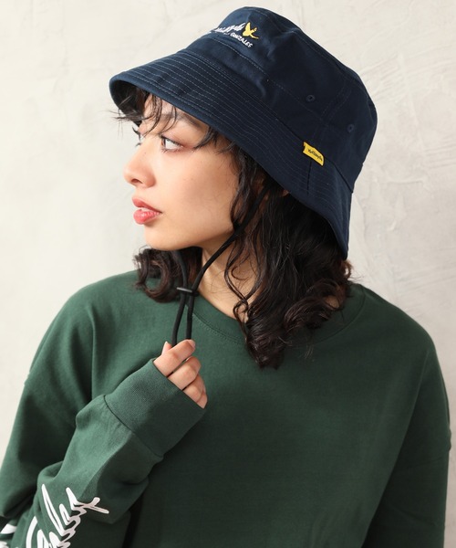 Mark Gonzales(マーク・ゴンザレス)の「【MARK GONZALES/マークゴンザレス】エンジェルロゴ刺繍アドベンチャーハット(ハット・メンズ・ブラック/ベージュ/ネイビー・FREE)」の13枚目の写真