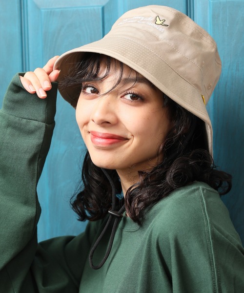 Mark Gonzales(マーク・ゴンザレス)の「【MARK GONZALES/マークゴンザレス】エンジェルロゴ刺繍アドベンチャーハット(ハット・メンズ・ブラック/ベージュ/ネイビー・FREE)」の16枚目の写真