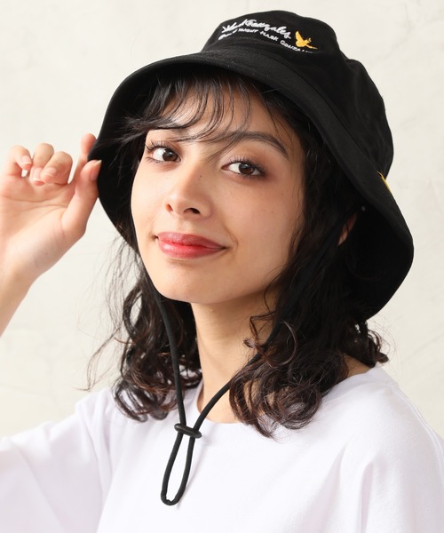 Mark Gonzales(マーク・ゴンザレス)の「【MARK GONZALES/マークゴンザレス】エンジェルロゴ刺繍アドベンチャーハット(ハット・メンズ・ブラック/ベージュ/ネイビー・FREE)」の19枚目の写真