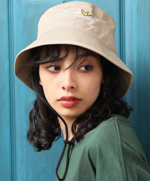 Mark Gonzales(マーク・ゴンザレス)の「【MARK GONZALES/マークゴンザレス】エンジェルロゴ刺繍アドベンチャーハット(ハット・メンズ・ブラック/ベージュ/ネイビー・FREE)」の21枚目の写真