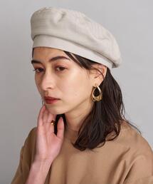 BY ストライプジャカードベレー帽 ◆