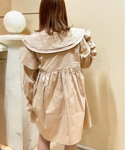 apres jour(アプレジュール)の「2枚襟ワンピ―ス【ZOZOTOWN限定アイテム】【2AP】(ワンピース・レディース・ベージュ/オフホワイト・X-LARGE/フリー)」の6枚目の写真