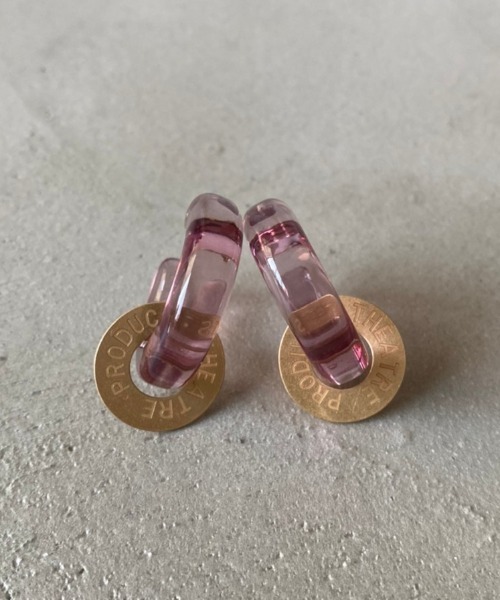 THEATRE PRODUCTS（シアタープロダクツ）の「CLEAR TUBE PIERCE（ピアス（両耳用）・レディース・ブラック/ブラウン/ベージュ・FREE）」の16枚目の写真
