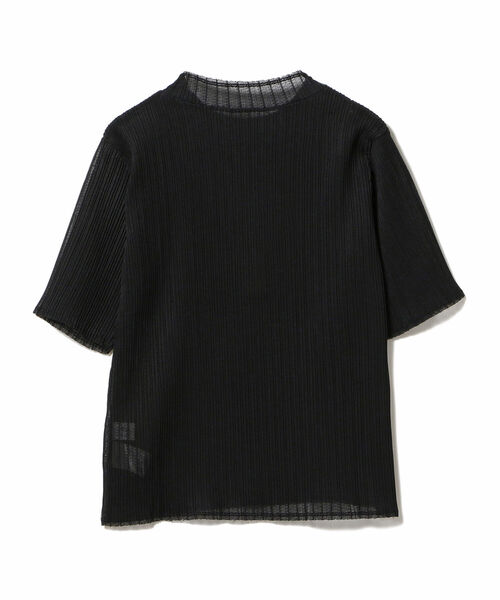 Ray BEAMS（レイビームス）の「Ray BEAMS / プリーツ ハイネック Tシャツ（Tシャツ/カットソー・レディース・ブラック/ベージュ/グリーン系その他2・ONE SIZE）」の9枚目の写真