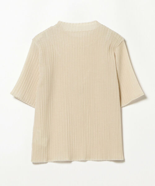Ray BEAMS（レイビームス）の「Ray BEAMS / プリーツ ハイネック Tシャツ（Tシャツ/カットソー・レディース・ブラック/ベージュ/グリーン系その他2・ONE SIZE）」の14枚目の写真