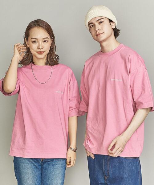 BEAUTY&YOUTH UNITED ARROWS(ビューティーアンドユースユナイテッドアローズ)の「【Wellness Sports Wear】 BY FREEDOM STANDARD エンブロ Tシャツ(Tシャツ/カットソー・メンズ・ピンク/ライトグレー/ベージュ/ロイヤルブルー/グレー/ライム/ブラック/ホワイト・S/M/L/XL)」の8枚目の写真