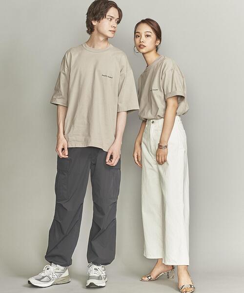 BEAUTY&YOUTH UNITED ARROWS(ビューティーアンドユースユナイテッドアローズ)の「【Wellness Sports Wear】 BY FREEDOM STANDARD エンブロ Tシャツ(Tシャツ/カットソー・メンズ・ピンク/ライトグレー/ベージュ/ロイヤルブルー/グレー/ライム/ブラック/ホワイト・S/M/L/XL)」の13枚目の写真