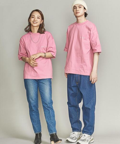 BEAUTY&YOUTH UNITED ARROWS(ビューティーアンドユースユナイテッドアローズ)の「【Wellness Sports Wear】 BY FREEDOM STANDARD エンブロ Tシャツ(Tシャツ/カットソー・メンズ・ピンク/ライトグレー/ベージュ/ロイヤルブルー/グレー/ライム/ブラック/ホワイト・S/M/L/XL)」の10枚目の写真
