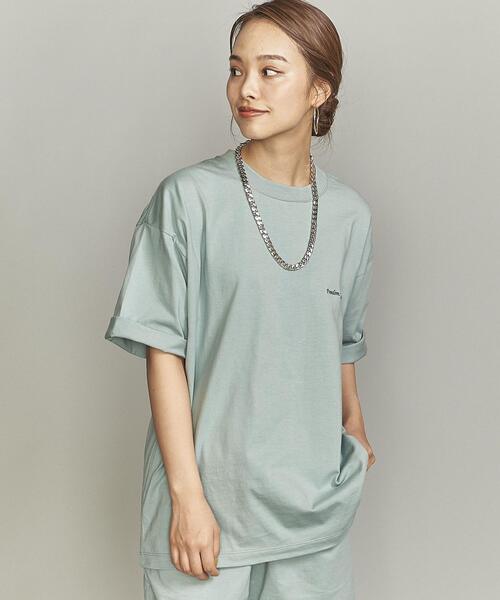 BEAUTY&YOUTH UNITED ARROWS(ビューティーアンドユースユナイテッドアローズ)の「【Wellness Sports Wear】 BY FREEDOM STANDARD エンブロ Tシャツ(Tシャツ/カットソー・メンズ・ピンク/ライトグレー/ベージュ/ロイヤルブルー/グレー/ライム/ブラック/ホワイト・S/M/L/XL)」の16枚目の写真