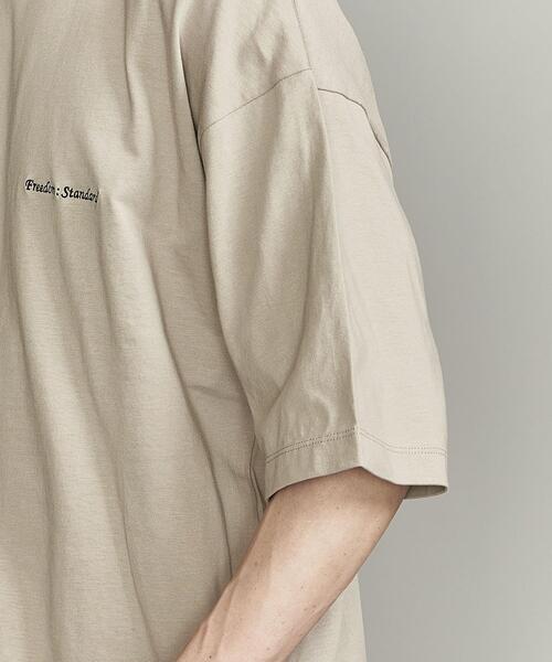 BEAUTY&YOUTH UNITED ARROWS(ビューティーアンドユースユナイテッドアローズ)の「【Wellness Sports Wear】 BY FREEDOM STANDARD エンブロ Tシャツ(Tシャツ/カットソー・メンズ・ピンク/ライトグレー/ベージュ/ロイヤルブルー/グレー/ライム/ブラック/ホワイト・S/M/L/XL)」の11枚目の写真