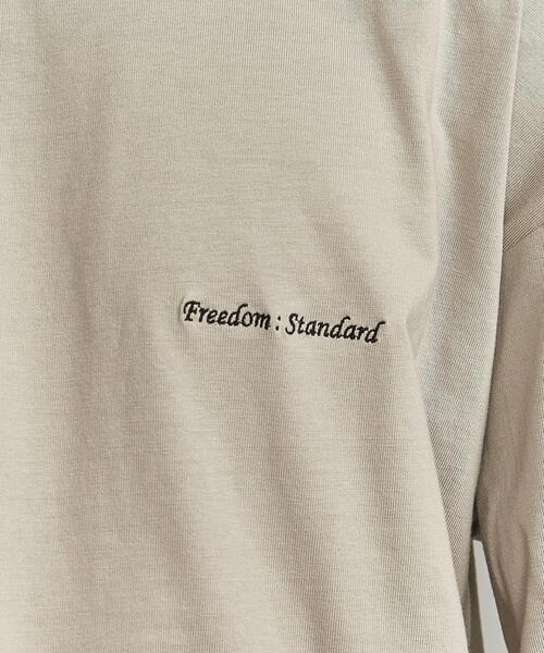 BEAUTY&YOUTH UNITED ARROWS(ビューティーアンドユースユナイテッドアローズ)の「【Wellness Sports Wear】 BY FREEDOM STANDARD エンブロ Tシャツ(Tシャツ/カットソー・メンズ・ピンク/ライトグレー/ベージュ/ロイヤルブルー/グレー/ライム/ブラック/ホワイト・S/M/L/XL)」の20枚目の写真