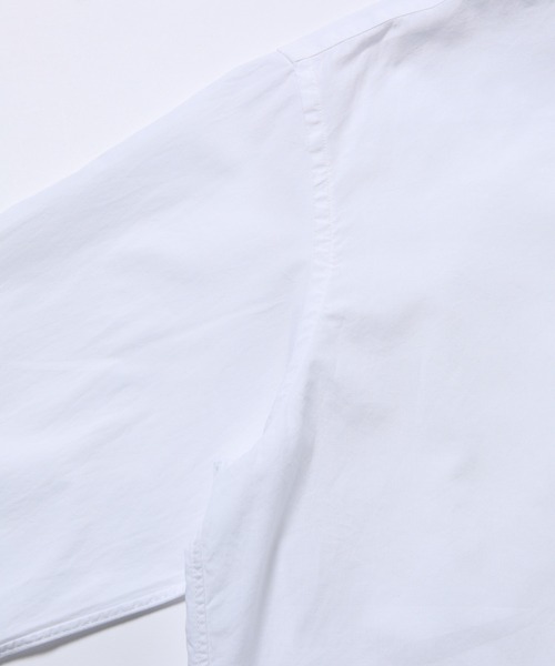 ADAM ET ROPE'（アダムエロペ）の「ベーシックバンドカラーレギュラーサイズシャツ（シャツ/ブラウス・メンズ・ホワイト/ブラック系その他2/ブルー系その他5・M/L）」の8枚目の写真