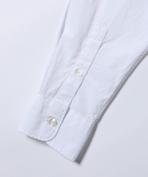 ADAM ET ROPE'（アダムエロペ）の「ベーシックバンドカラーレギュラーサイズシャツ（シャツ/ブラウス・メンズ・ホワイト/ブラック系その他2/ブルー系その他5・M/L）」の4枚目の写真