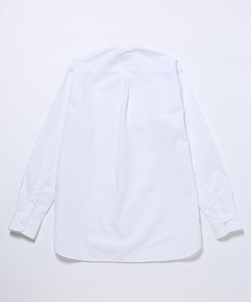 ADAM ET ROPE'（アダムエロペ）の「ベーシックバンドカラーレギュラーサイズシャツ（シャツ/ブラウス・メンズ・ホワイト/ブラック系その他2/ブルー系その他5・M/L）」の10枚目の写真