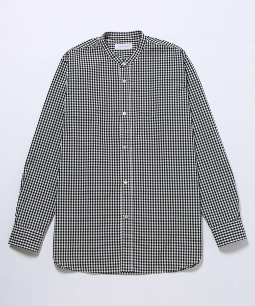 ADAM ET ROPE'（アダムエロペ）の「ベーシックバンドカラーレギュラーサイズシャツ（シャツ/ブラウス・メンズ・ホワイト/ブラック系その他2/ブルー系その他5・M/L）」の18枚目の写真