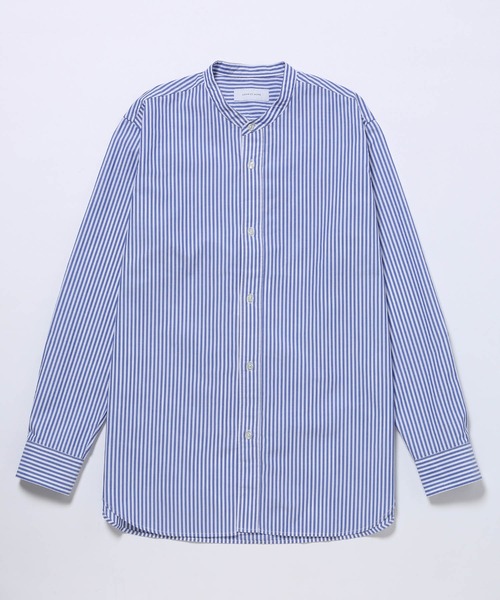 ADAM ET ROPE'（アダムエロペ）の「ベーシックバンドカラーレギュラーサイズシャツ（シャツ/ブラウス・メンズ・ホワイト/ブラック系その他2/ブルー系その他5・M/L）」の19枚目の写真