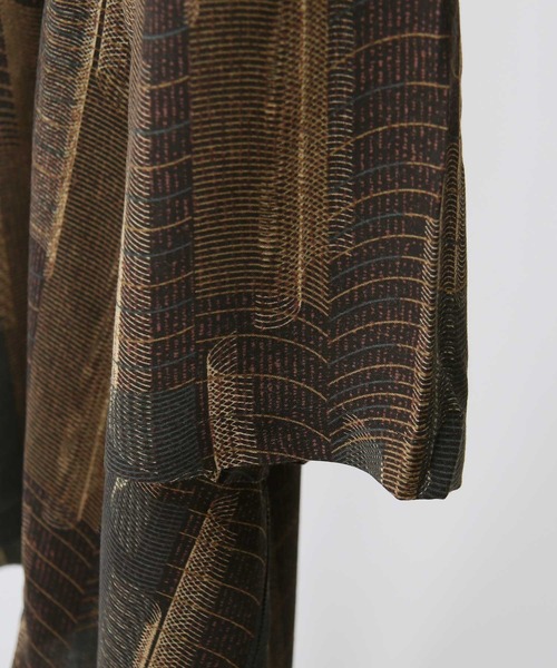 ZIP FIVE（ジップファイブ）の「【ZIP FIVE】古着風 ヴィンテージ オーバーサイズレーヨン半袖 総柄シャツ（シャツ/ブラウス・メンズ・A/B/C/D・MEDIUM/LARGE）」の8枚目の写真