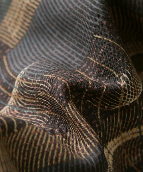 ZIP FIVE（ジップファイブ）の「【ZIP FIVE】古着風 ヴィンテージ オーバーサイズレーヨン半袖 総柄シャツ（シャツ/ブラウス・メンズ・A/B/C/D・MEDIUM/LARGE）」の11枚目の写真