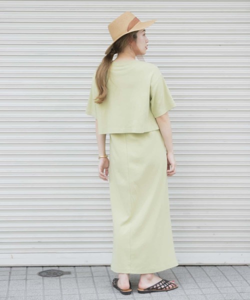 ITEMS URBANRESEARCH（アイテムズ アーバンリサーチ）の「カットセットワンピース（ワンピース・レディース・チャコールグレー/オフホワイト/ライトカーキ/グレー系その他・FREE）」の11枚目の写真