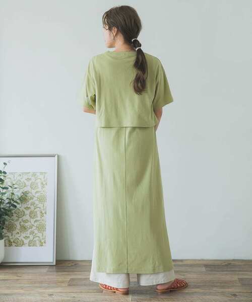 ITEMS URBANRESEARCH（アイテムズ アーバンリサーチ）の「カットセットワンピース（ワンピース・レディース・チャコールグレー/オフホワイト/ライトカーキ/グレー系その他・FREE）」の20枚目の写真