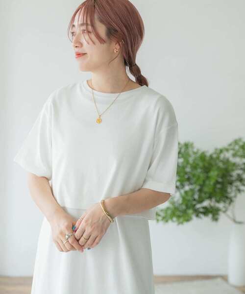 ITEMS URBANRESEARCH（アイテムズ アーバンリサーチ）の「カットセットワンピース（ワンピース・レディース・チャコールグレー/オフホワイト/ライトカーキ/グレー系その他・FREE）」の21枚目の写真