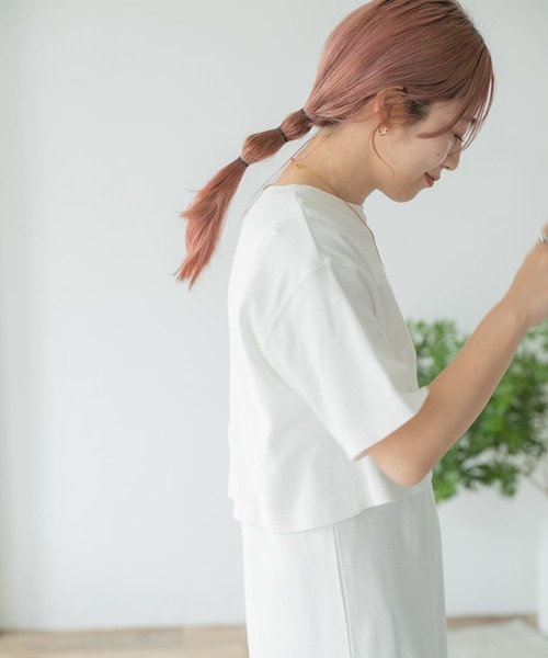 ITEMS URBANRESEARCH（アイテムズ アーバンリサーチ）の「カットセットワンピース（ワンピース・レディース・チャコールグレー/オフホワイト/ライトカーキ/グレー系その他・FREE）」の22枚目の写真