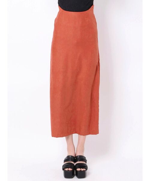 EMODA(エモダ)の「ウエストカーブロングスカート(スカート・レディース・ブラック/オレンジ/その他・SMALL/MEDIUM)」の8枚目の写真