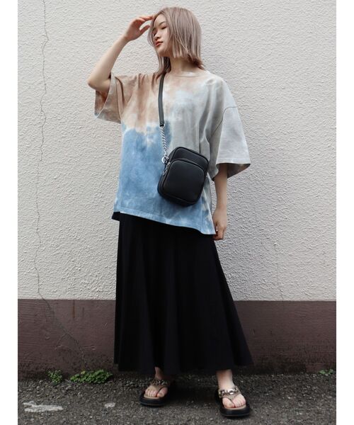 MURUA（ムルーア）の「USコットンルーズタイダイTee（Tシャツ/カットソー・レディース・その他1・FREE）」の2枚目の写真