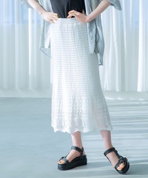 WILLSELECTION | 透かし編みニットスカート(スカート)