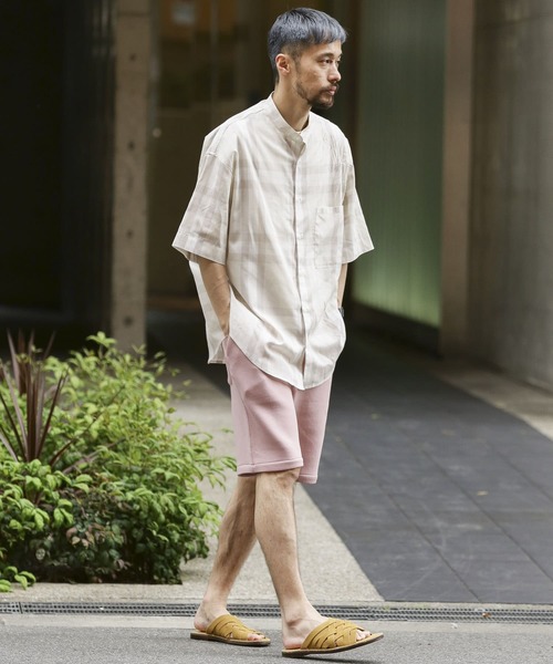 URBAN RESEARCH Sonny Label（アーバンリサーチサニーレーベル）の「ダンボールショートパンツ（その他パンツ・メンズ・ライトグレー/ブラック/ピンク・MEDIUM/LARGE）」の7枚目の写真