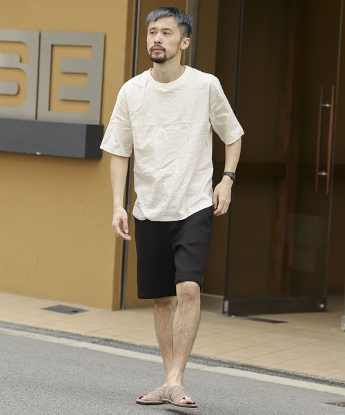 URBAN RESEARCH Sonny Label（アーバンリサーチサニーレーベル）の「ダンボールショートパンツ（その他パンツ・メンズ・ライトグレー/ブラック/ピンク・MEDIUM/LARGE）」の12枚目の写真