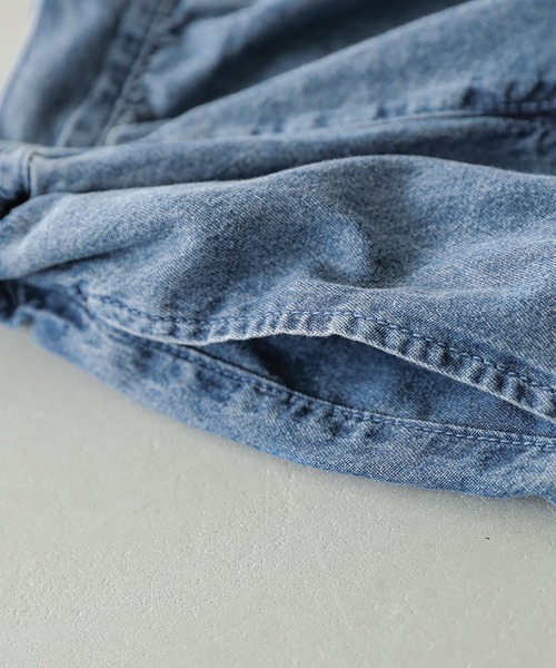 osharewalker（オシャレウォーカー）の「【廃盤】『パネル切替デニムフレアスカート』（デニムスカート・レディース・ブルー/ブラック・FREE）」の17枚目の写真