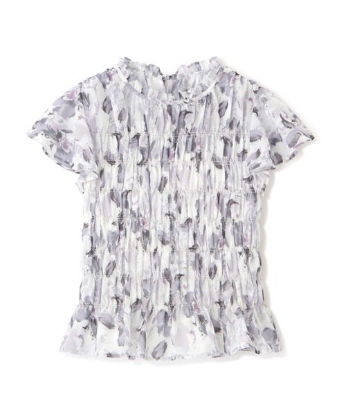 PROPORTION BODY DRESSING（プロポーションボディドレッシング）の「ヘイジーシャーリングブラウス / 1211210503（シャツ/ブラウス・レディース・ピンク/グレー・MEDIUM/SMALL）」の11枚目の写真