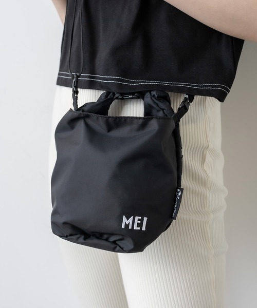 RASVOA（ラスボア）の「【WEB限定】MEI／メイ／ロールトップバッグ（ショルダーバッグ・レディース・ブラック・FREE）」の7枚目の写真