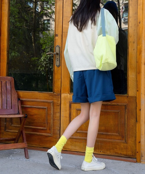 ALAND（エーランド）の「AngelSocks／COLORFULソックス　2945818（ソックス/靴下・レディース・ホワイト/ブラック/ピンク/イエロー・FREE）」の6枚目の写真