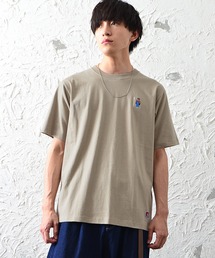 【BENDAVIS】ミニゴリラ刺繍半袖Tシャツ ロゴTシャツ メンズ 夏服