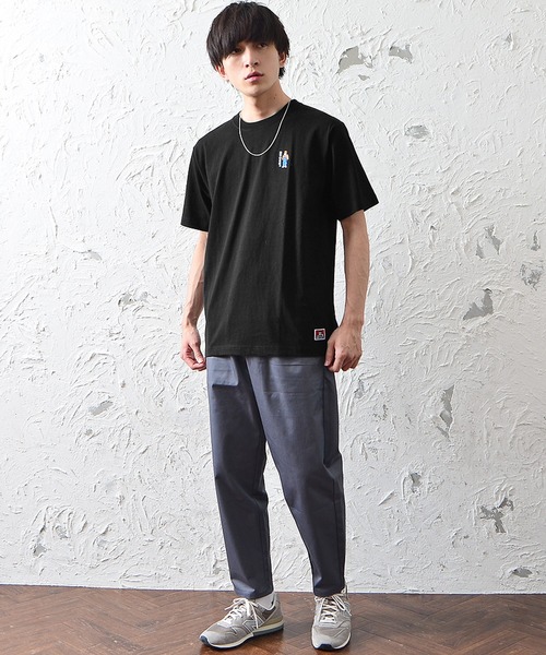 MinoriTY(マイノリティ)の「【BENDAVIS】ミニゴリラ刺繍半袖Tシャツ ロゴTシャツ メンズ 夏服(Tシャツ/カットソー・メンズ・ホワイト/ネイビー/ブラック/ベージュ・M/L)」の8枚目の写真