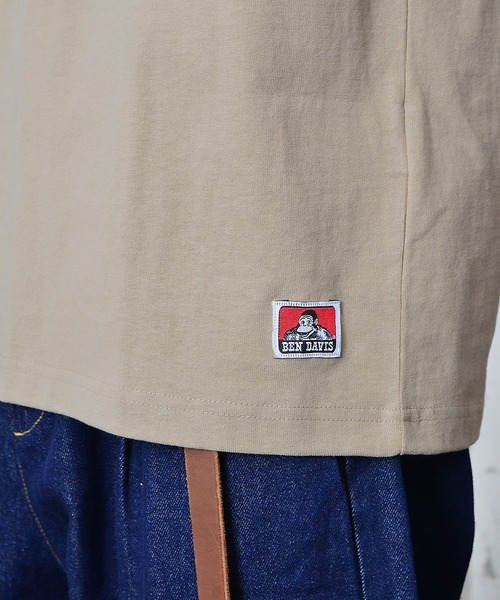 MinoriTY(マイノリティ)の「【BENDAVIS】ミニゴリラ刺繍半袖Tシャツ ロゴTシャツ メンズ 夏服(Tシャツ/カットソー・メンズ・ホワイト/ネイビー/ブラック/ベージュ・M/L)」の17枚目の写真