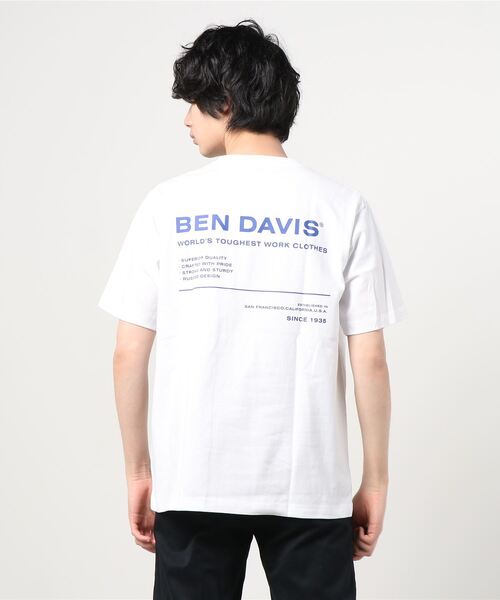 MinoriTY(マイノリティ)の「【BENDAVIS】ミニゴリラ刺繍半袖Tシャツ ロゴTシャツ メンズ 夏服(Tシャツ/カットソー・メンズ・ホワイト/ネイビー/ブラック/ベージュ・M/L)」の18枚目の写真